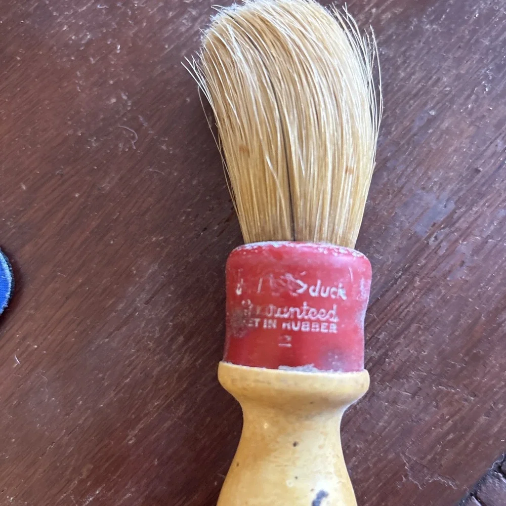 Vintage Shaving Mug with Boar Bristle Brush